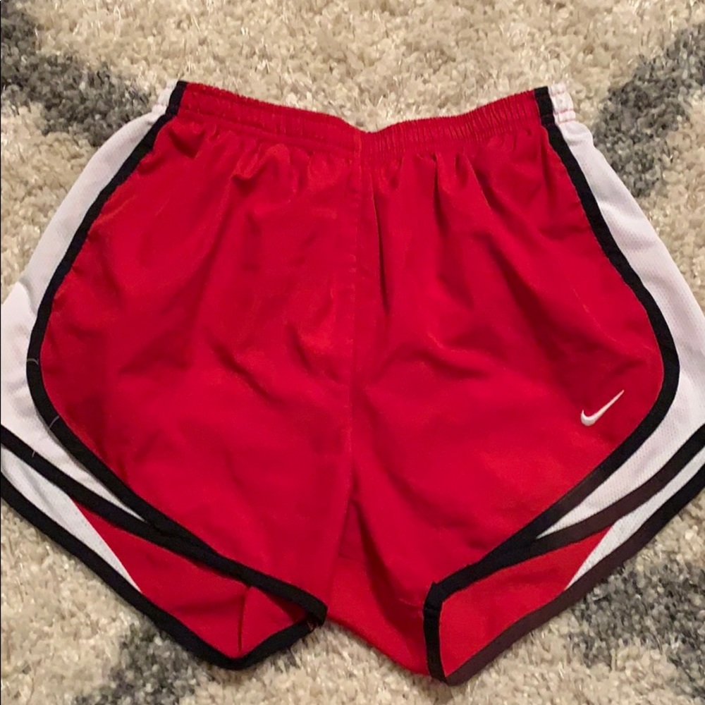 COPY - Red Nike running shorts